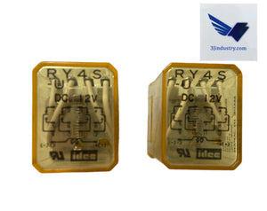LOT OF 2  -  RY4S-UDC12V  -  IDEC RY4S MINIATURE RELAY