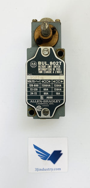 802T-H  -  ALLEN BRADLEY 802TH LIMIT SWITCH