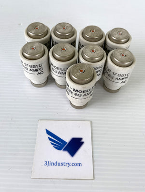 LOT OF 9 - D6363A - 600V - 63A  -  KLOCKNER MOELLER D6363A FUSE