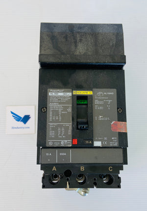 HLA36015 - HL060 POWERPACT 15A 550A 220/240V 125KA 50/60HZ  -  SQUARE D SCHNEIDER ELECTRIC HL 060 BREAKER