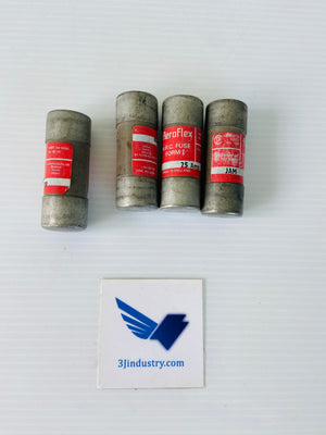 LOT OF 4 JAM-25 - 600V - 25A - HRC FORM I  -  AEROFLEX JAM25 FUSE