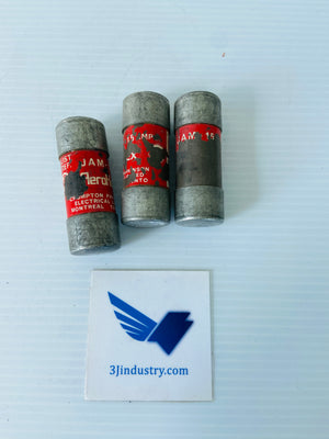 LOT OF 3 JAM-15 - 15A - 600V - HRCI   -  AEROFLEX JAM15 FUSE