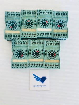 LOT OF 7 S3-B - 10A/380V - 10A/300V  -  RELECO SB3 RELAY SOCKET