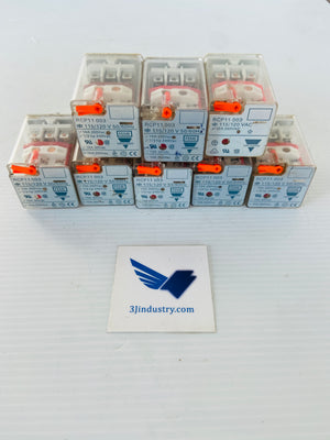 LOT OF 8 - RCP11 003 115/120V 50/60HZ 10A  -  CARLO GAVAZZI  RCP11003 RELAY