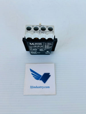 HI11-S-PKZ-2 - 10A - 600VAC - A1 - 250VDC  -  KLOCKNER MOELLER HI11SPKZ2 AUXILIARY CONTACT