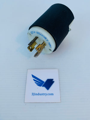 HBL2441 - 20A - 120/208V 3 POLE TWIST LOCK  -  HUBBELL HBL PLUG