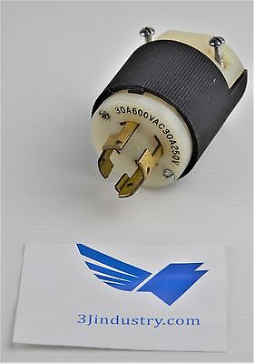 Hubbell 2721 - HBL2721 - NEMA 15-30P  -  Hubbell HBL Connector