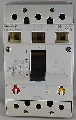 NZM7-125N-NA  NZM7125NNA  NZM7 Breakers NZM Klockner Moller Breaker 690VAC 125A