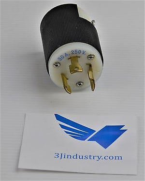 Hubbell 2621 - HBL2621 - NEMA L6-30P  -  Hubbell HBL Connector