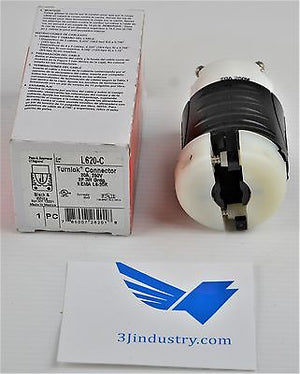 L620-C - NEMA L6-20R - 20A 250V  -  Pass Seymour Twistlock Connector