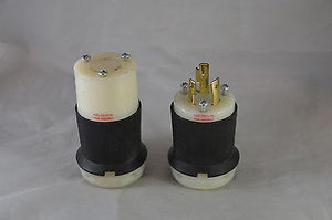 HBL2341CN  Kit of 2 ( 1 MALE + 1 FEMELLE )  -  HUBBELL  -  TWISTLOCK 20A, 480VAC