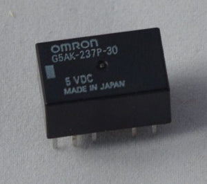 G5AK-237P-30 5VDC Lot of 10 OMRON RELAY G5AK 237P GENERAL PURPOSE DPDT 1A 5VDC