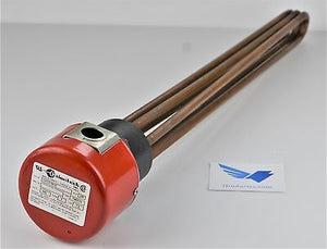 Heater CALORITECH - CXC375P25 - HEAT ELEMENT - 480V PH 3  7.5KW - L 20 1/2" NIT