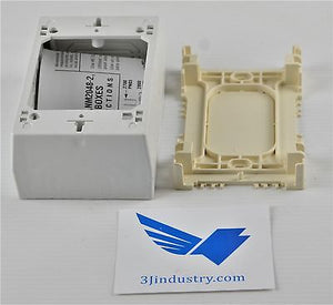 Lot of 4 x 2347-WH  -  WIREMOLD 2347 Device Box