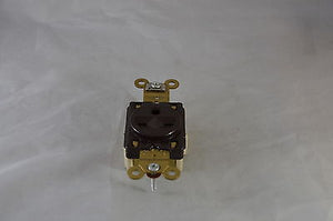HBL 5235  -  HUBBELL  -  SINGLE RECEPTACLE 15A 250V