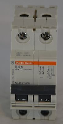 17434 - MG17434 MERLIN-GERIN CIRCUIT BREAKER 5AMP B CURVE 2POLE 480Y/277VAC DIN