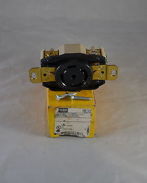 HBL2830  -  HUBBELL  -  TWIST LOCK RECEPTABLE 30A, 3 PHASE, 347/ 600VAC