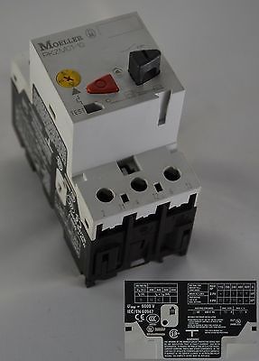 PKZM01-10 Klockner-Moeller MANUAL MOTOR STARTER 6.3A TO 10A