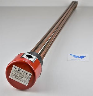 Heater - CALORITECH CXC3120P25 -  HEAT ELEMENT - 480V  PH 3  KW 12  - L 31 1/4"X