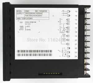 Digital PID Temperature Controller Control CD901 100-240VAC 0-400 - 1/4 DIN