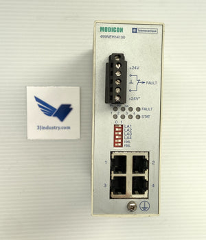 499NEH14100 - 24V - 4TX - CONNECXIUM - 100 HUB  -  SCHNEIDER ELECTRIC 499NEH ETHERNET CABLING SYSTEM