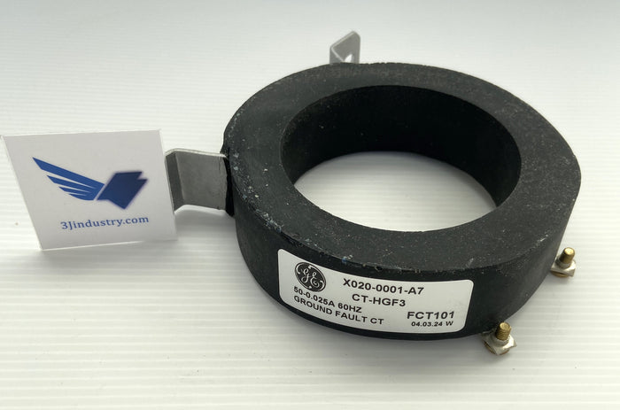 X020-0001-A7 - CT-HGF3 - 50-0,025A - 60HZ - FCT101 - X0200001A7  -  GE X020 CURRENT TRANSFORMER