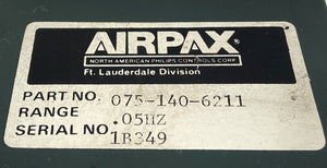 075-140-6211 - 0,5HZ - SERIES 140 - 071406211  -  AIRPAX ELECTRONICS 75140 ZERO SPEED SWITCH