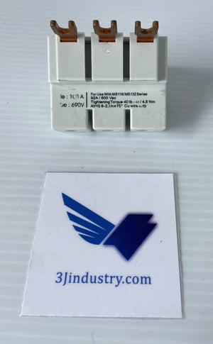 S1-M3-35 - S1M335 - 1SAM201913R1103 - 24WP - 690V - 100A - 3 PHASE  -  ABB S1M335 POWER INFEED BLOCK