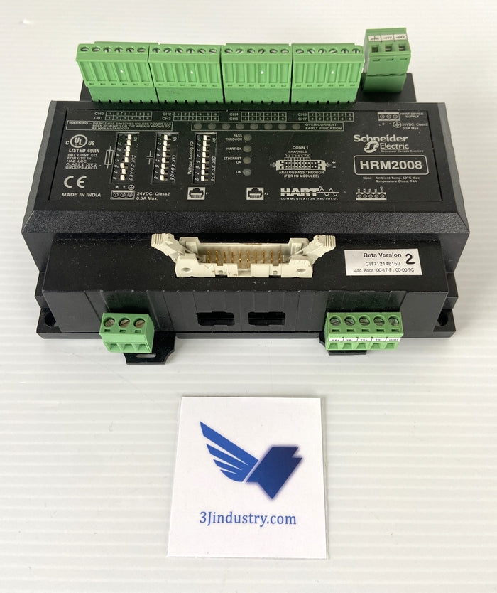 HRM2008 - 24VDC - CLASS 2  - 0,5A MAX - HART DEVICE SUPPLY - 8 CHANNEL  -  SCHNEIDER ELECTRIC HRM MULTIPLEXER INTERFACE