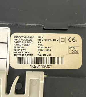 5850-RC12V120 - VARLOGIC - 5850RC12V120 - 5A - 120V - 7VA - 50/60HZ - 115/230/400V  -  SCHNEIDER ELECTRIC 5850RC CONTROLLER