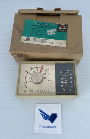 1F1-604 CELCIUS DIAL 0-1,5A - MERCURY CONTACTS LOW VOLTAGE  -  WHITE-RODGERS 1F31 COOLING THERMOSTAT