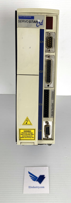 CE03250-000000 - 3PH - 115/230VAC - 6,2/4A/PHASE - 0,88/1,4KVA  -  KOLLMORGEN SERVOSTAR CE03250 SERVO DRIVE