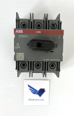 OT60F3 - 1G200B11551200736 - 600VAC- 50/60HZ - 3 POLE - 60A  -  ABB OT60 GENERAL PURPOSE SWITCH