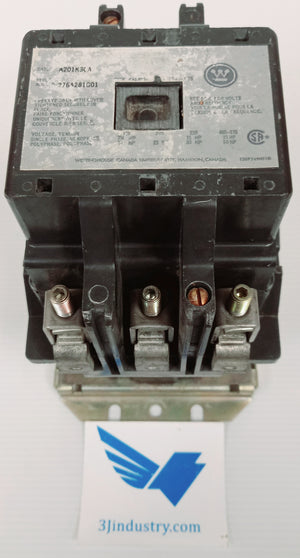 A201K3CA - 276A281G01 -  Coil 110/120Vac  -  Westinghouse A201K CONTACTOR