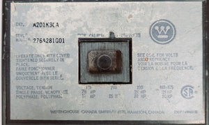 A201K3CA - 276A281G01 -  Coil 110/120Vac  -  Westinghouse A201K CONTACTOR