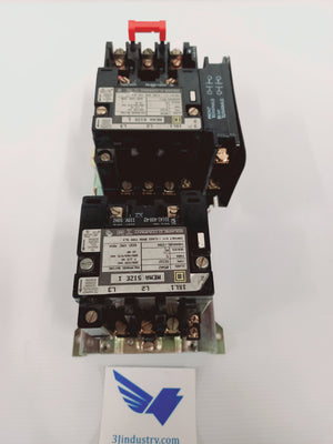 8502 8536 - Type S Reversing Size 1  27A 10HP at 575VAC 3PH 3 pole 120VAC coil   -  SQUARE D - SCHNEIDER  8502 CONTACTOR"