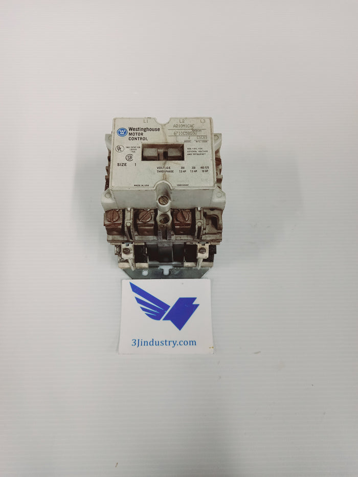 A210M1CAC 2NO/2NC Coil 110/120Vac  -  Westinghouse A210  CONTACTOR