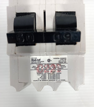 NA260CP Federal Pacific Electric 60A  -  SCHNEIDER ELECTRIC  Stab-lok  BREAKER