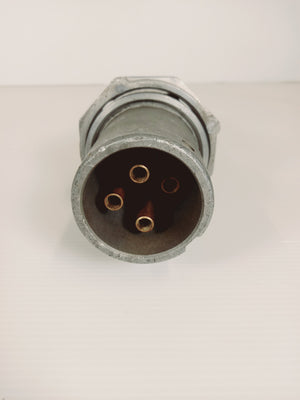 APJ 6485 - APJ6485 - Plug 3 Wire - 4 Pole - 60A - 600V  -  Cooper Crouse Hinds  APJ PIN & SLEEVE