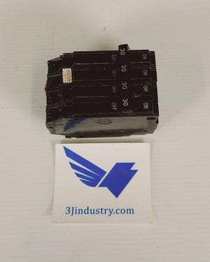 TQP230 Lot of 2 - 30A 1/2" Plug-In - 2 Pole - 240V  -  GE - General Electric TQP & THQP BREAKER