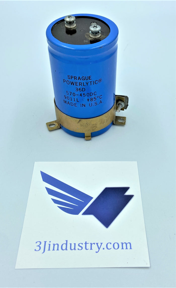 36D - 570-450DC  -  SPRAGUE 36D Electrolytic Capacitor