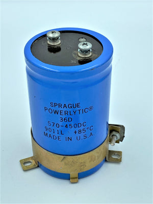 36D - 570-450DC  -  SPRAGUE 36D Electrolytic Capacitor
