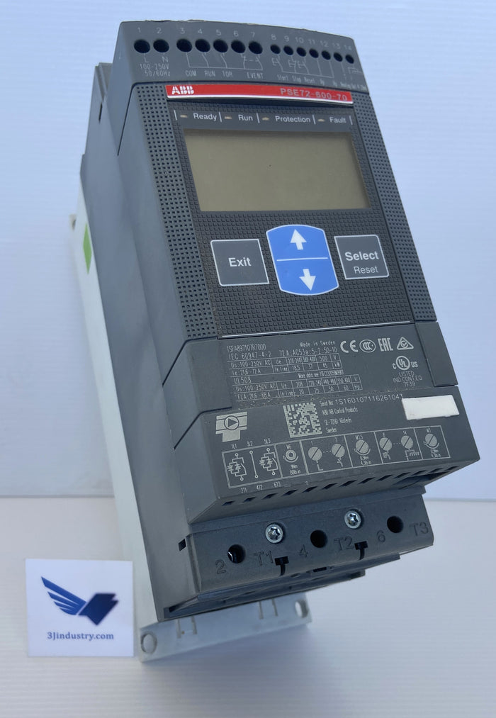 PSE72-600-70 - PSE7260070 - 1SFA897107R7000 - 100-250V - 50/60HZ - 21,6-72A - 60HP  -  ABB PSE72 SOFT STARTER