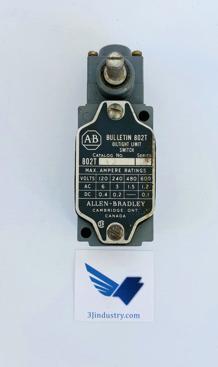 802T-A3  -  ALLEN BRADLEY 802TA3 LIMIT SWITCH