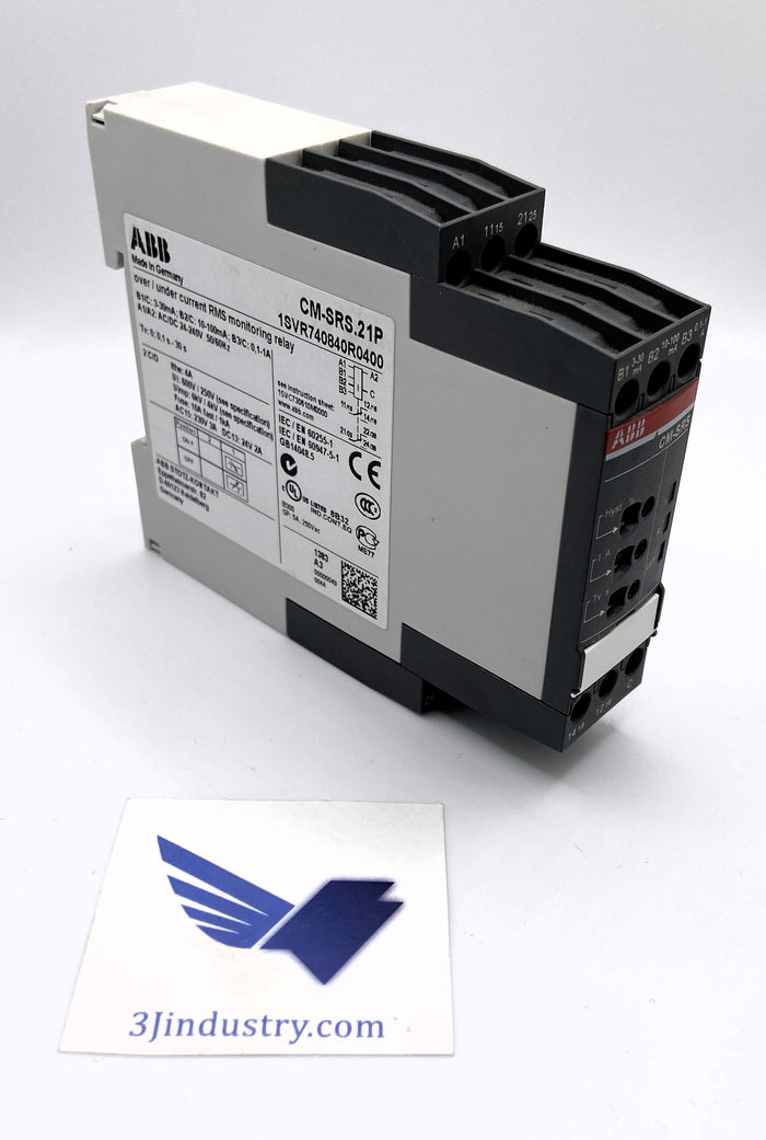 1SVR740840R0400 - CM-SRS.21P  -  ASEA BROWN BOVERI 1SVR CURRENT MON. RELAY