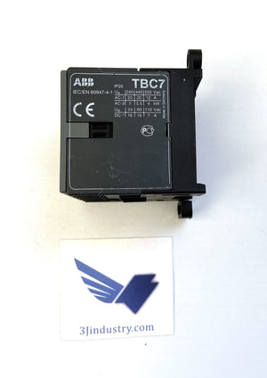 TBC7-30-10 - ABB - MINI-CONTACTOR - TBC7 - COIL 17/32VDC - 3POLE  -  ABB TBC7 MINI CONTACTOR