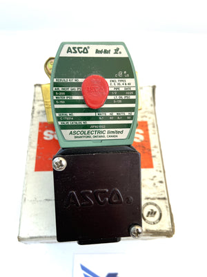 JSF8210G2 - ASCO - 120/60  110/50 - 1/2 PIPE - 5-200PSI - 5-150PSI - 5-135PSI - SOLENOID VALVE  - JSF82