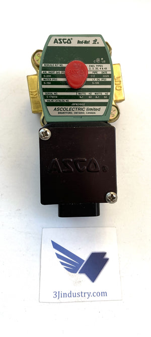 JSF8210G2 - ASCO - 120/60  110/50 - 1/2 PIPE - 5-200PSI - 5-150PSI - 5-135PSI - SOLENOID VALVE  - JSF82