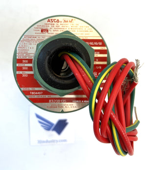 8320B135 - ASCO - 120/60 - 110/50 - 9W - 300 PSI - 1/8 PIPE - SOLENOID VALVE  - 8320B