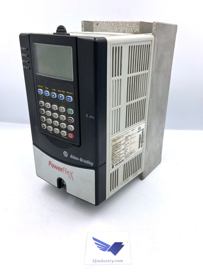 20AE0P9A0AYNNNC0 - POWERFLEX70 - 600V - 3 PHASE - 0,5HP - 47-63HZ  -  ALLEN BRADLEY 20AE0 AC DRIVE